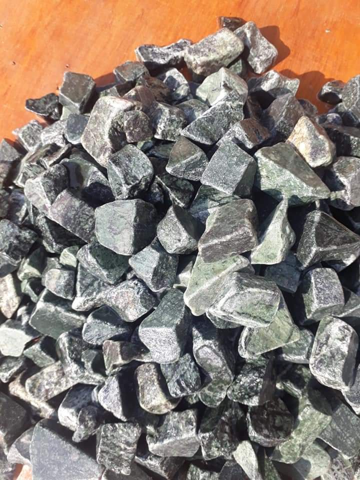 عينة زلط رخام اخضر