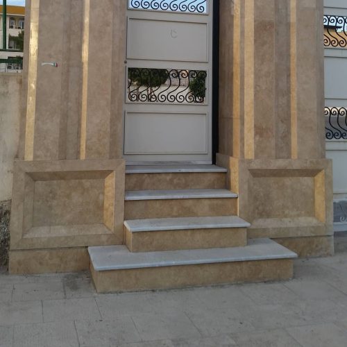 تشطيب اسوار فلل رخام